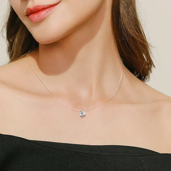Shimmer Sparkle Choker Necklace